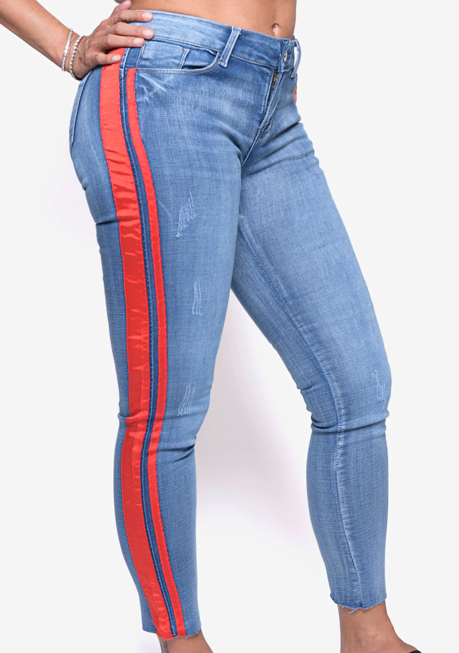 Jeans Line Red [1094]