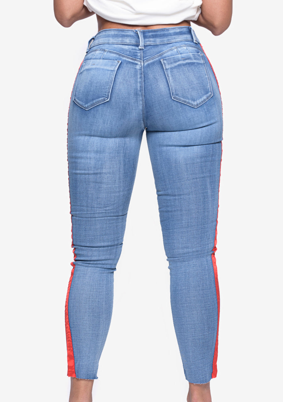Jeans Line Red [1094]