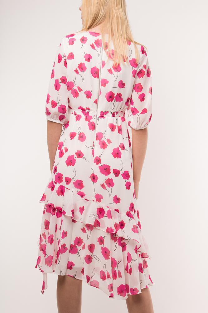 Pink Flowers Dress [1455]