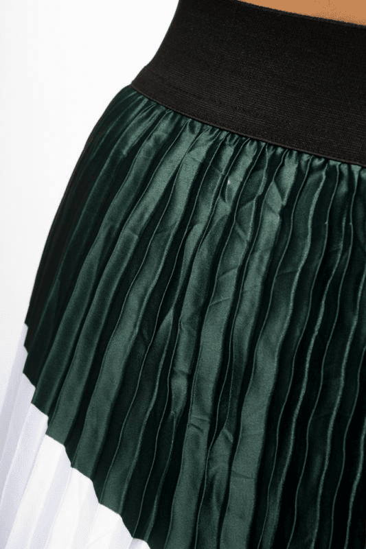 The Striped Skirt-En Negro Y  Azul [1081]