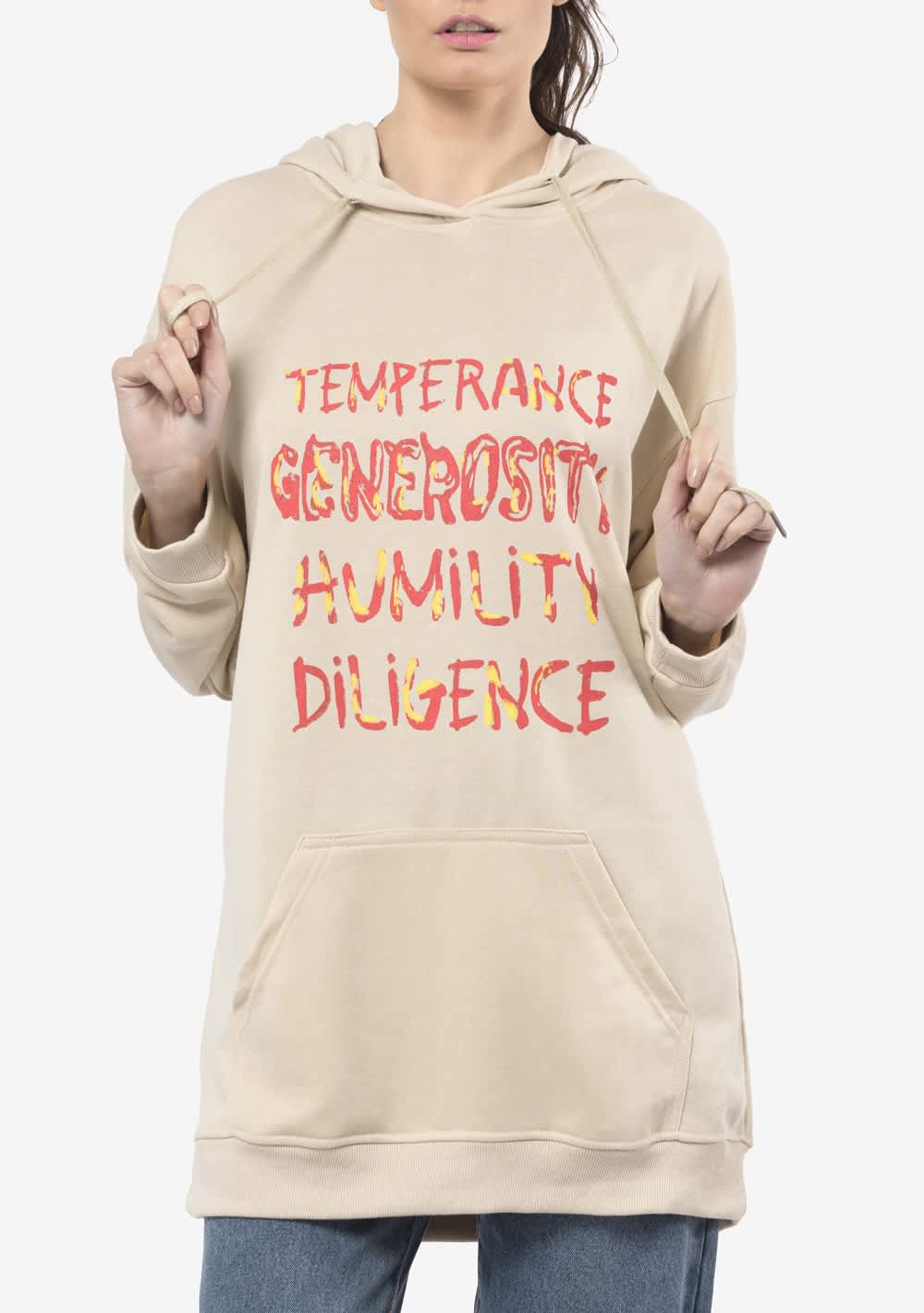 Temperance Sweatshirt Negro - Beige [2292]