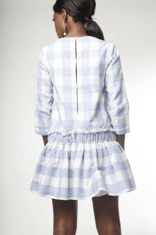 Square Blue Dress [1061]