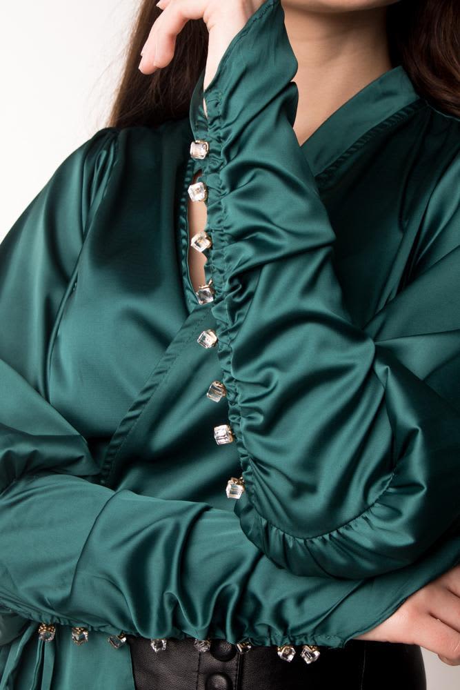The Lady Blouse- Verde - Blanca - Negra - Ostión [1028]